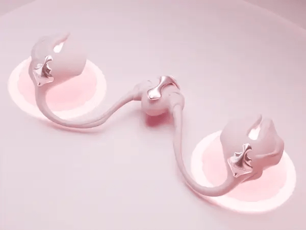 Velvet Bloom Vibrating Nipple Clamps