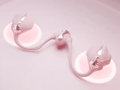 Velvet Bloom Vibrating Nipple Clamps