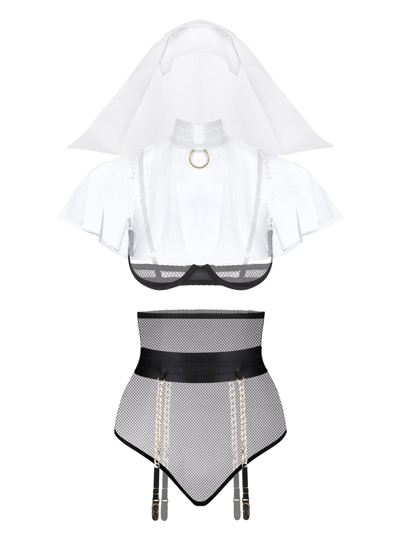 Role Play Nun Lingerie Set