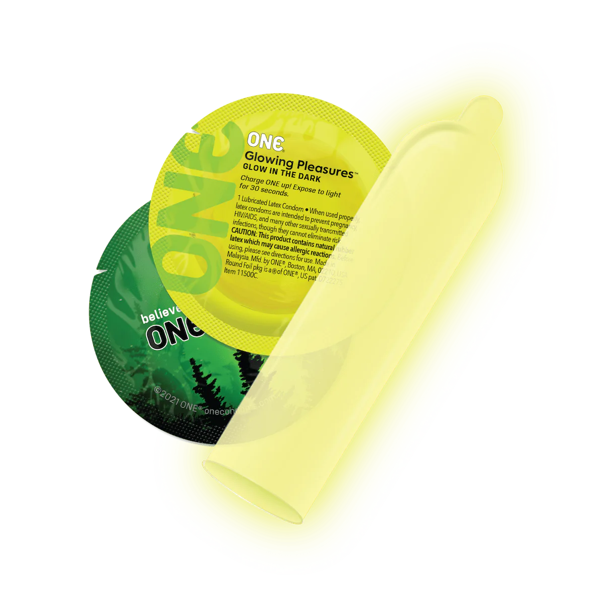 ONE Glowing Pleasures Condoms