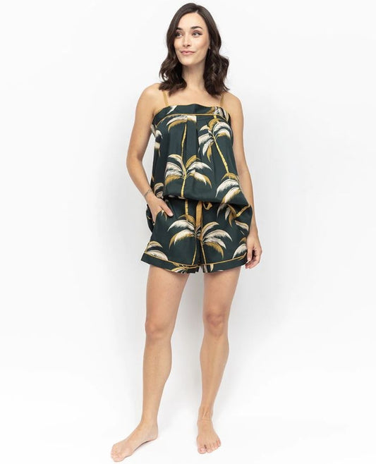 Palm Print Cami & Short Set