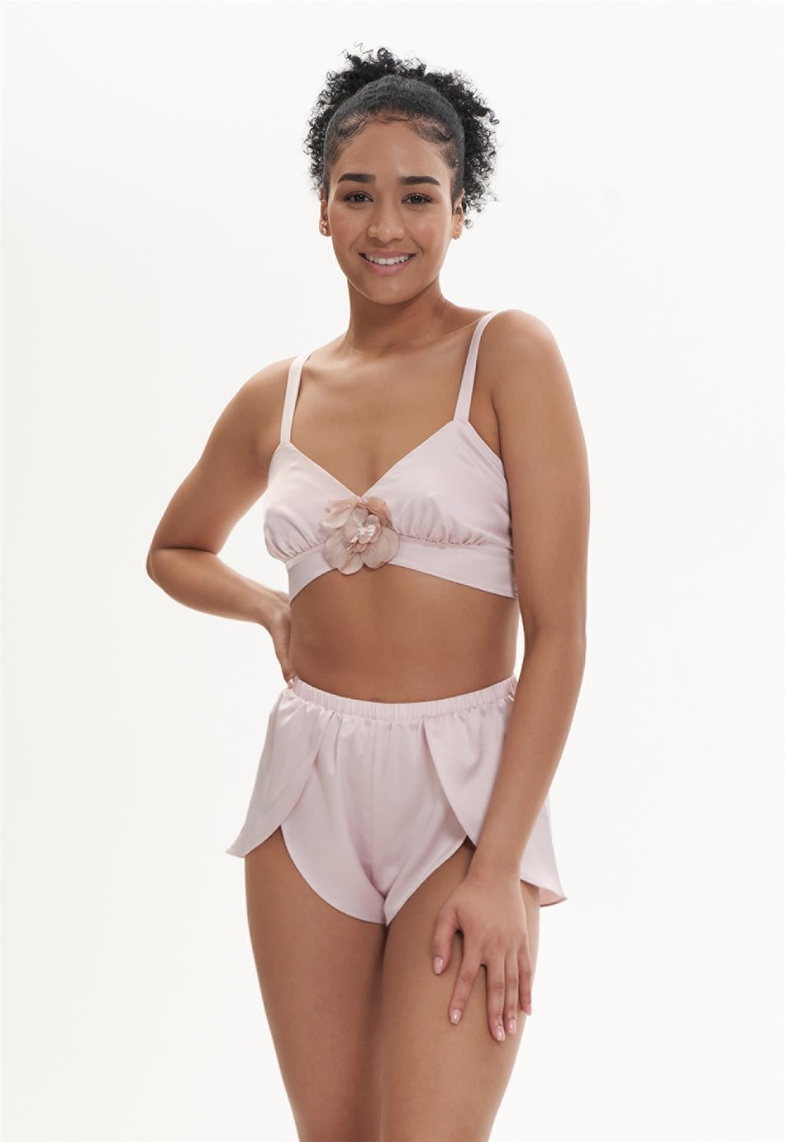Tania Bralette & Short Set Sepia Rose