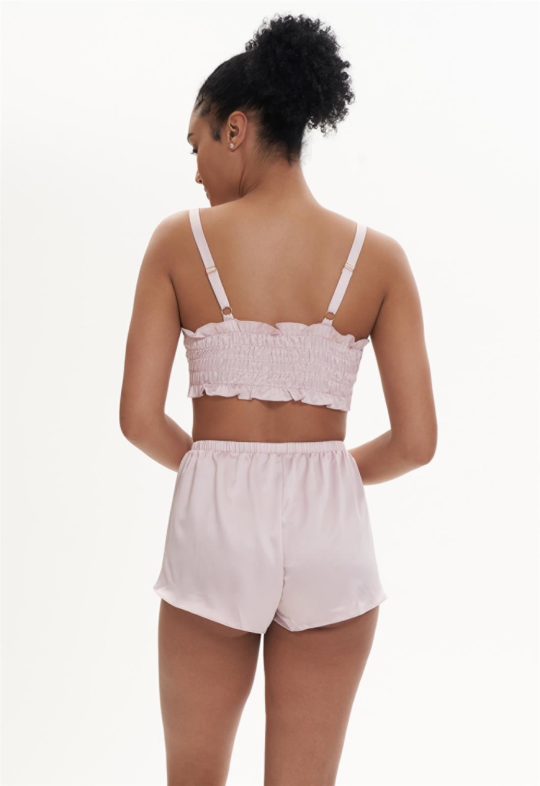 Tania Bralette & Short Set Sepia Rose