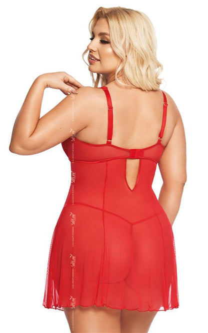 Berta Darling Chemise Red