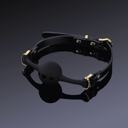 Discipline Breathable Mouth Gag with Heart