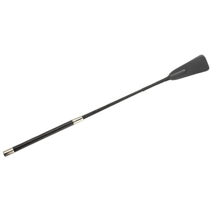 Silver & Black Riding Crop
