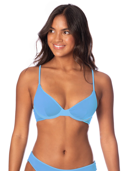 Stone Blue Bikini Top