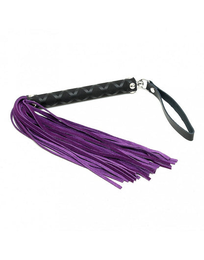 15" Suede and Leather Whip