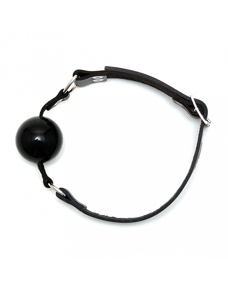 Leather Gag with Silicone Ball