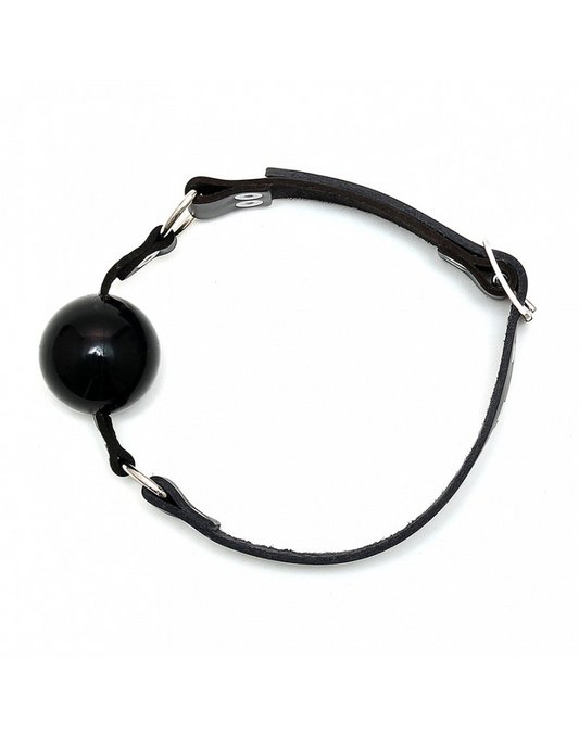 Leather Gag with Silicone Ball