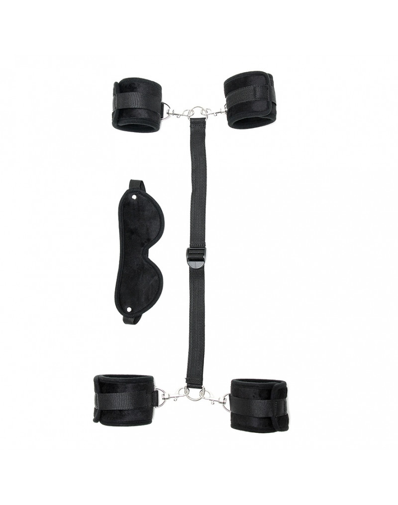 Soft Wrist-to-Ankle Cuffs With Mask