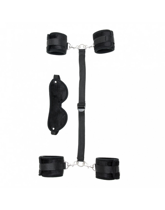 Soft Wrist-to-Ankle Cuffs With Mask