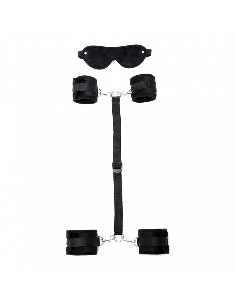 Soft Wrist-to-Ankle Cuffs With Mask