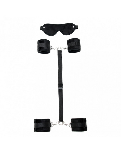 Soft Wrist-to-Ankle Cuffs With Mask