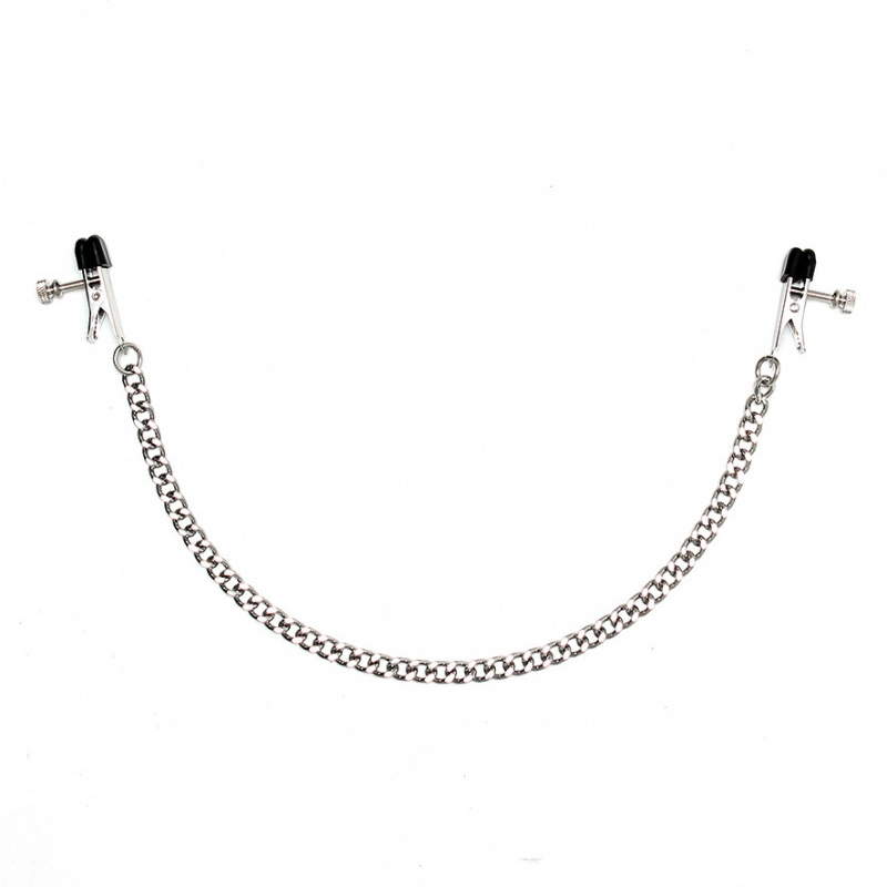 Broad Tip Alligator Nipple Clamp Silver