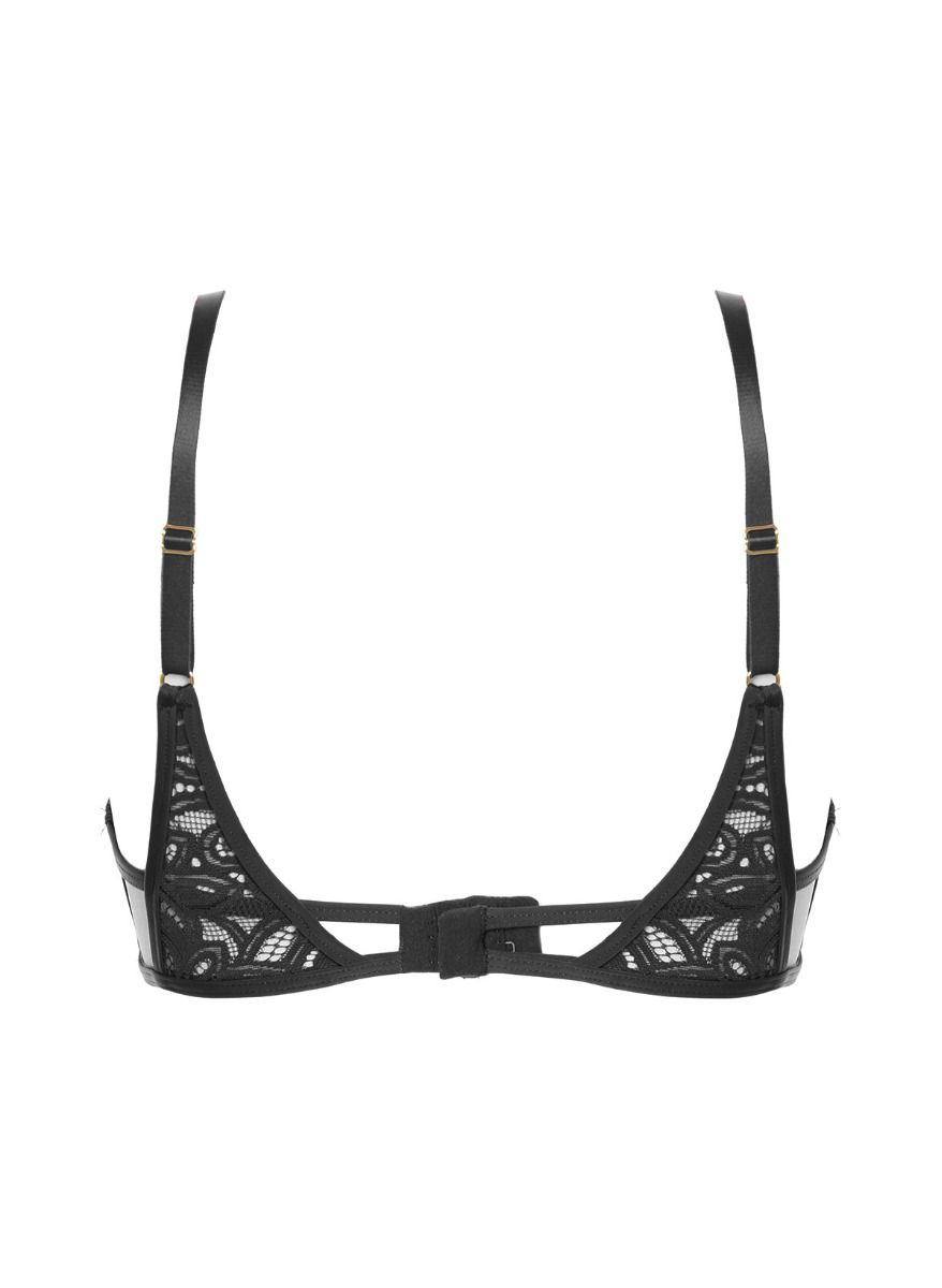 Purple Rain Push Up Bra Black