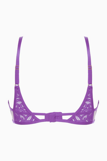 Purple Rain Push Up Bra Purple