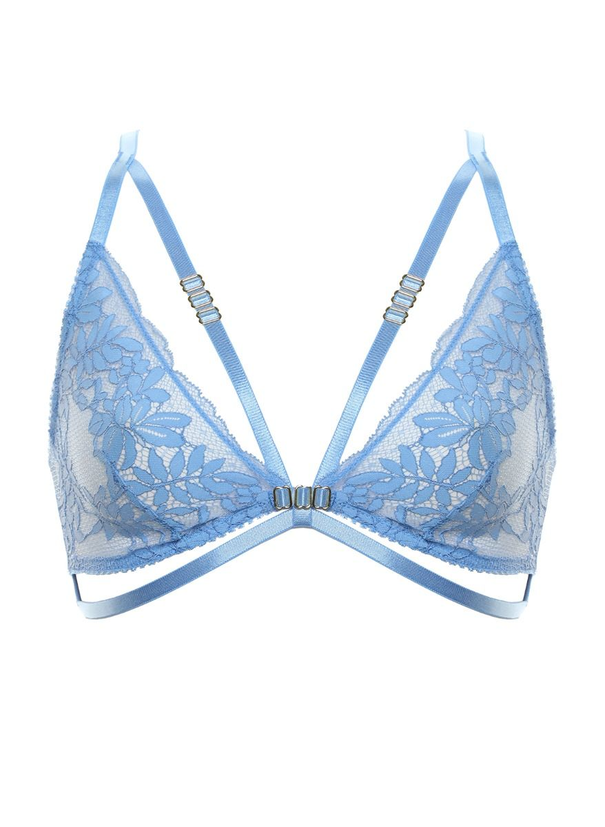 Pretty Woman Triangle Bra Blue