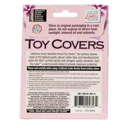 Non-Lubricated Toy Covers