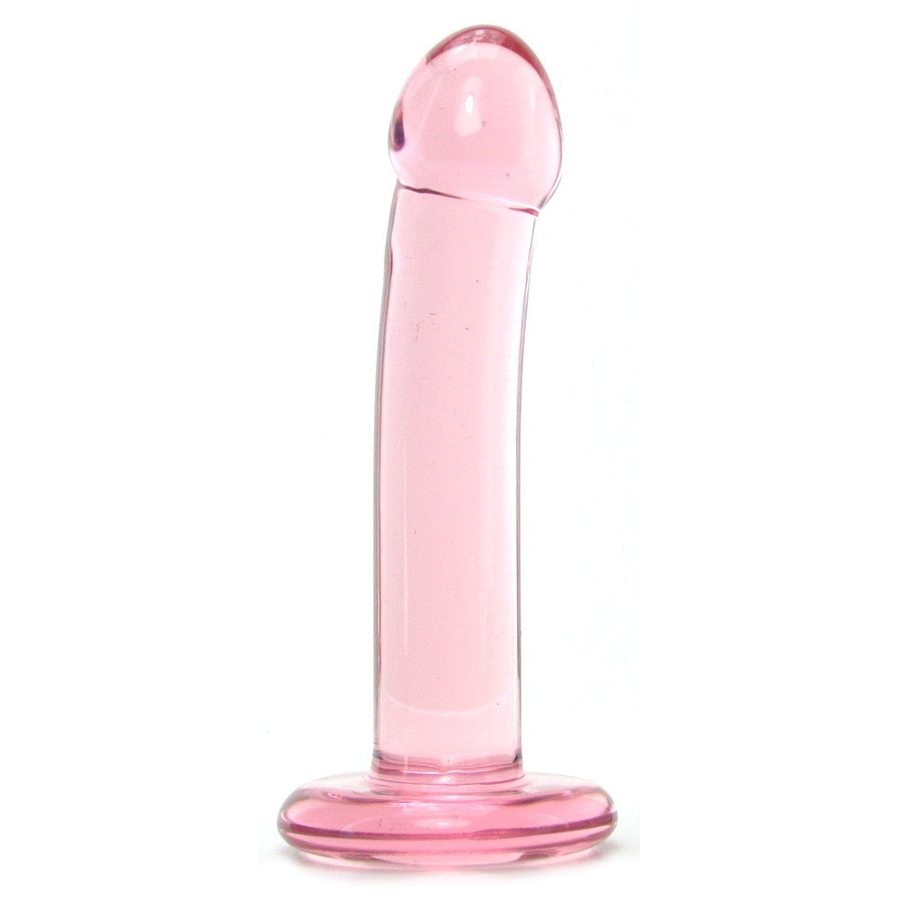 Pretty in Pink Classic Glass Dildo