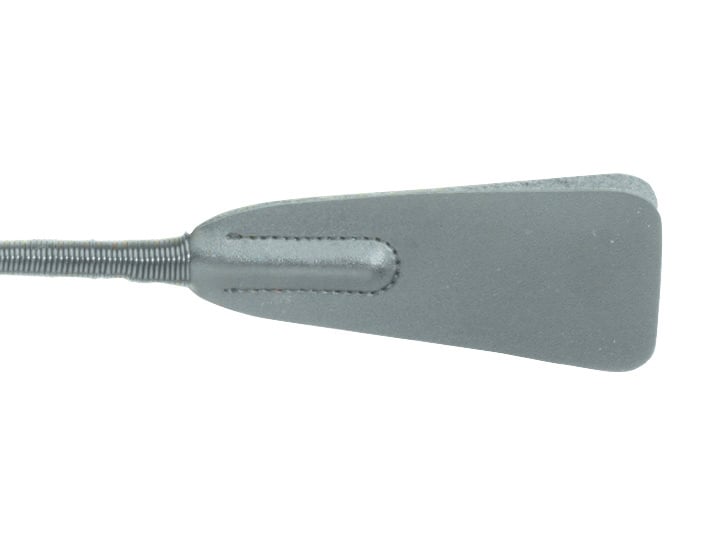 Silver & Black Riding Crop