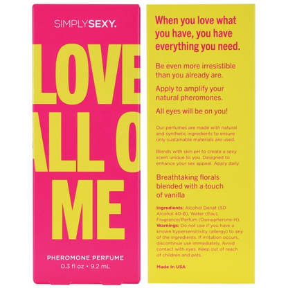 Pheromone Infused Perfume Spray