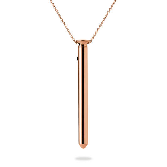 Rose Gold Vesper 2 Necklace Vibrator