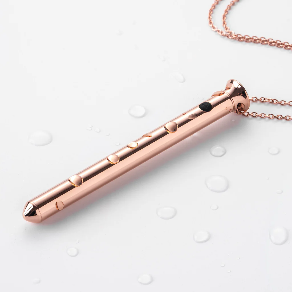 Rose Gold Vesper 2 Necklace Vibrator