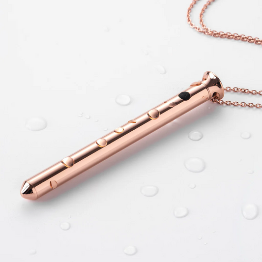 Rose Gold Vesper 2 Necklace Vibrator