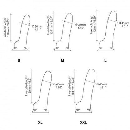 Sliding Skin Realistic Dildo Vanilla