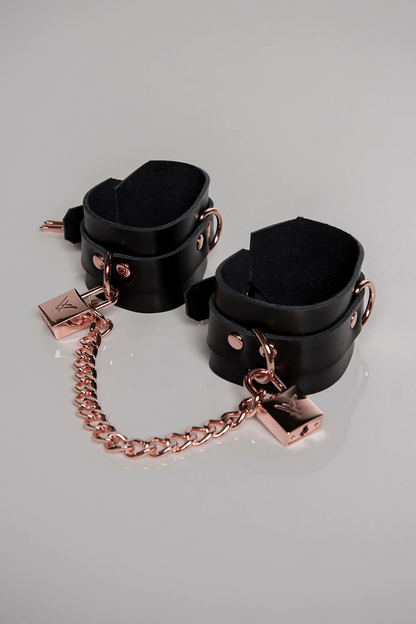Rose Gold Lock Hand Cuffs