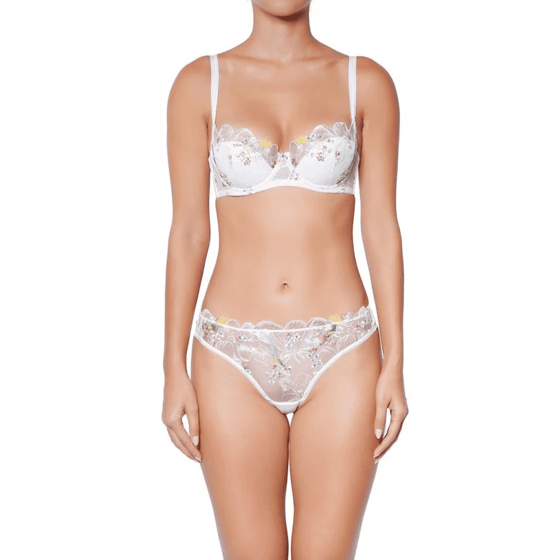 Winter Romance Underwire Bra White