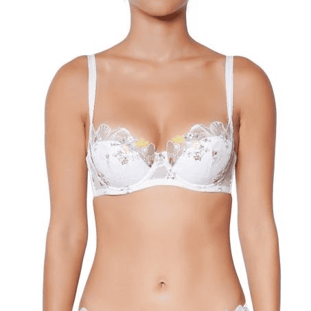 Winter Romance Underwire Bra White